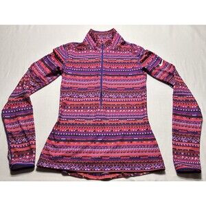 Nike Pro Dri-Fit Running 1/2 Zip Pullover Women’s Size Small Run Thumbholes Gym